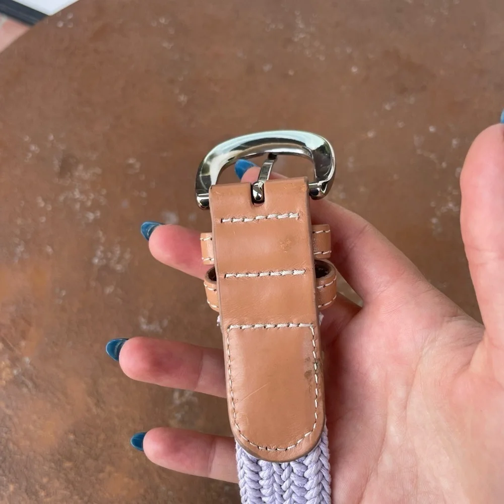 UO lilac woven belt. Sz s